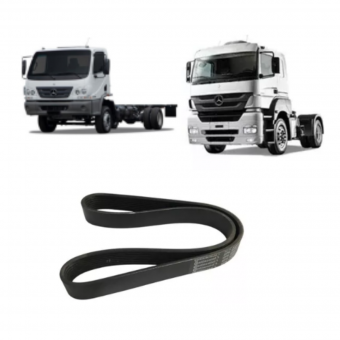 Correia alternador 8PK1370 / Mercedes Benz Axor / Atego / Accelo / REF. A9069933996 - Código 10445-1-1
