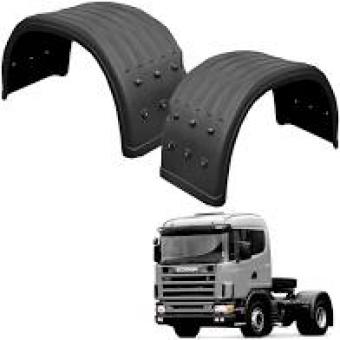 Paralama tracao scania s4 -inteiro / preto - Código 1747-1-1