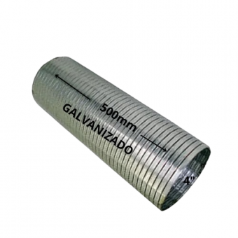 Tubo flexível 500mm ( Galvanizado ) Volvo - Código 1203-1-1