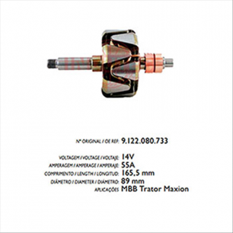 ROTOR ALT MBB/VV-EIXO LONGO - Código 1960-1-1