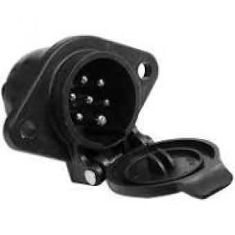 TOMADA CARR 7 POLOS-FEMEA/RED - Código 825-1-1