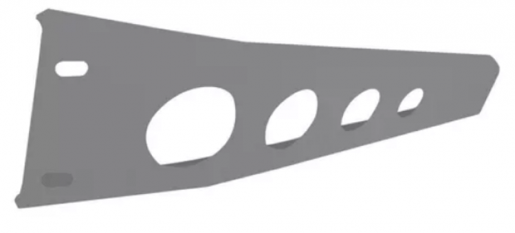 Suporte para-choque  dianteiro / lado direito curvo -  Scania  T112/T113 OR-313234 - Código 1531-1-1