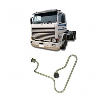 Tubo injetor  2 cilindro - Scania 112       OR-9994081102 - Código 1596-1-1