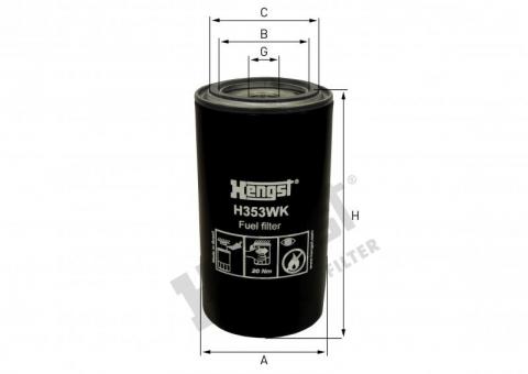 FILTRO COMB VW 9150EOD/19-320E - Código 10261-1-1