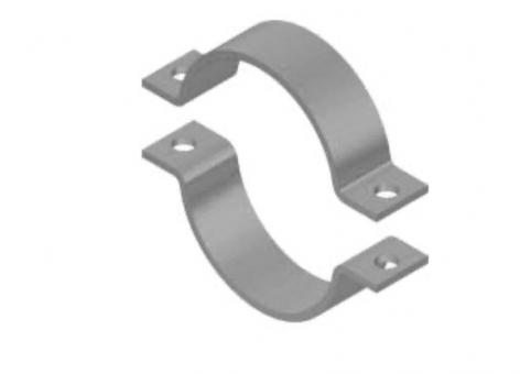 Abraçadeira tubo  -; 4 1/2 pol - Código 18-1-1