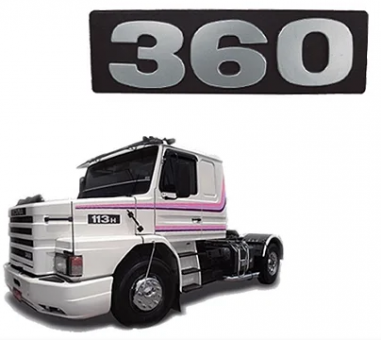 Emblema potência 360 - Scania 113   OR-1347201 - Código 1929-1-1