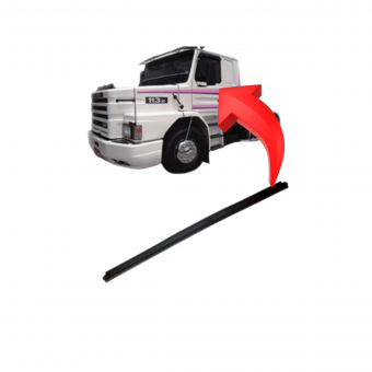 PESTANA VIDRO APOIO PORTA  SC112/3 920MM - Código 1973-1-1