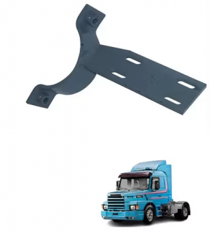 Suporte abraçadeira  /  tubo saida motor  6 / 8 marchas -  Scania 113  OR-1677794 / TM2036 - Código 2352-1-1