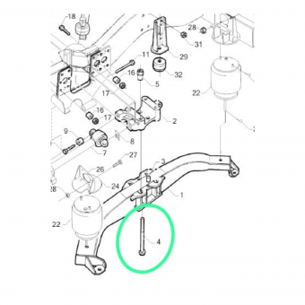 PARAF SUSP BUS SC112/3/S4-BANANA