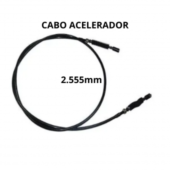 Cabo comando do acelerador ( 2.555 mm ) Scania - Código 2825-1-1