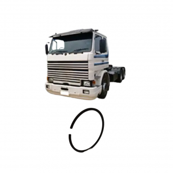 Anel coletor escape  / Scania - Código 287-1-1