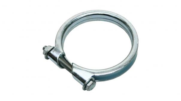Abraçadeira tubo escapamento volvo n / l  com canal - 4 polegadas - Código 2940-1-1