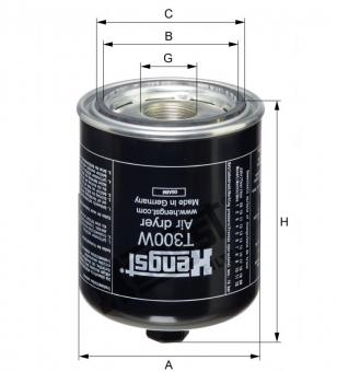 Filtro valvula apu scania s4 - wabco - Código 3802-1-1