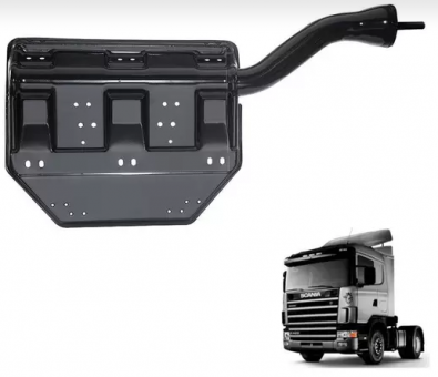 Suporte para-lama / traseiro / lado esquerdo / trucado - Scania  S4    OR-1457887 - Código 3288-1-1