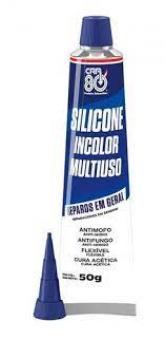 SILICONE COMUM 50G INCOLOR - Código 528-1-1