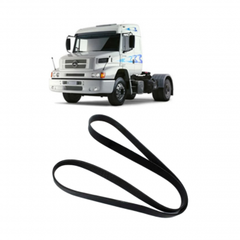 Correia motor 8PK1600 / Mercedes Benz 1938 / 2638 / 1944 ( sem ar ) REF. 8PK1600RNH - Código 4209-1-1