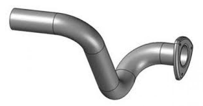 TUBO SAIDA MOT VV N10/12 ATE-89 4,PC - Código 4324-1-1