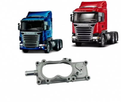 Tampa carcaça válvula termostática / válvula pequena / Scania S4    OR-1484915 - Código 4451-1-1