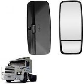 Retrovisor scania 112 /113 -lado esquerdo bifocal com desembaçador - Código 6287-1-1
