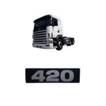 emblema potencia scania 420 - Código 5891-1-1
