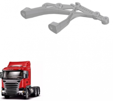 Suporte filtro ar / caixa bateria - Scania S4 OR-1333733 - Código 6017-1-1