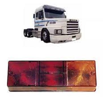 Lanterna scania 112 -traseiro lado esquerdo com vigia - Código 609-1-1