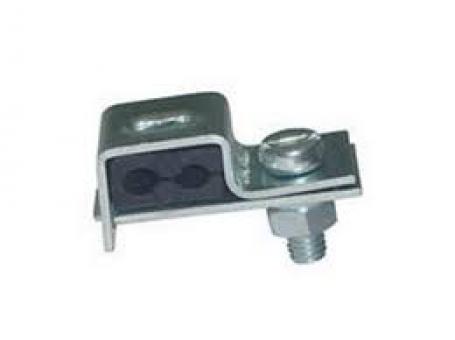 Abraçadeira tubo injetor - dupla - Código 792-1-1