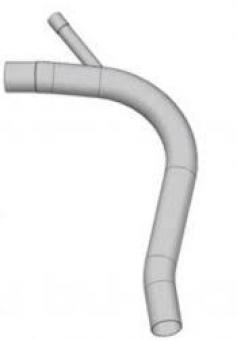 Tubo escapamento saida silencioso com suc scania 112 / 113 - Código 704-1-1