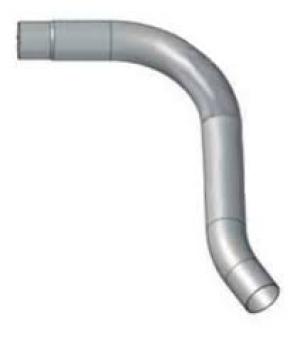 Tubo escapamento saida silencioso scania 112 / 113 - longo - Código 779-1-1