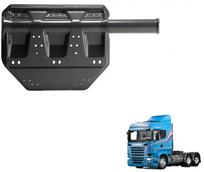 Suporte para-lama / traseiro / lado esquerdo / suspensão ar - Scania  S4   OR-1792685 - Código 7867-1-1