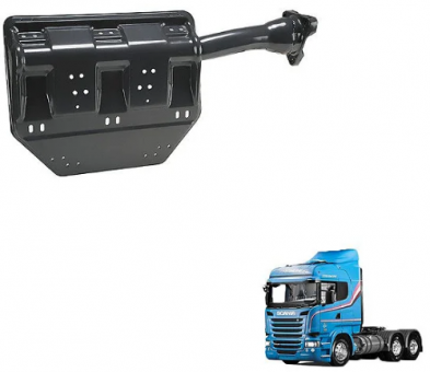 Suporte para-lama / dianteiro / entre  eixos / lado direito / suspensão ar - Scania  S4 / PGR  OR-1927260 - Código 7879-1-1
