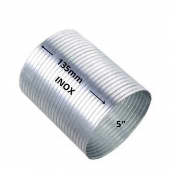 TUBO FLEX VV FH-CURTO 5-INOX - Código 9255-1-1