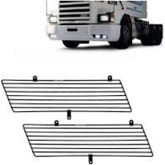 Jogo protetor farol scania t 112 / 113 -auxiliar /pintado - Código 1549-1-1