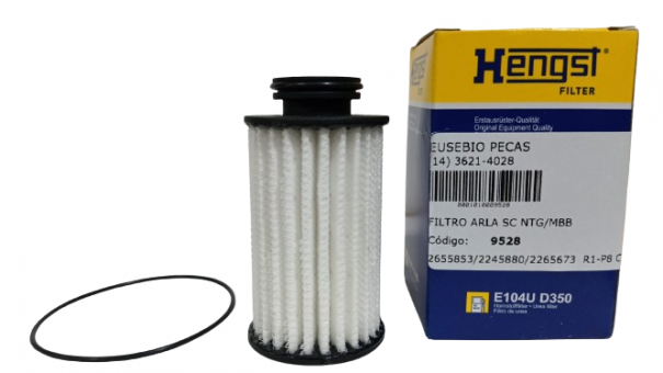 Filtro arla - Scania   NTG / Mercedes Benz   Ref. E104UD350 - Código 9528-1-1